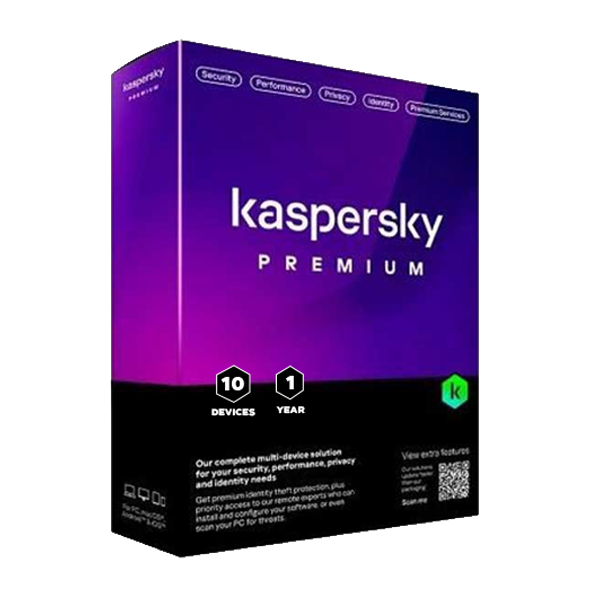 Kaspersky Premium + Customer Support | 10 Device | 1 Year