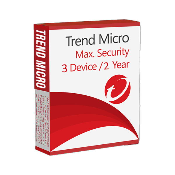 Trend Micro Maximum Security 3-Devices 2-Years
