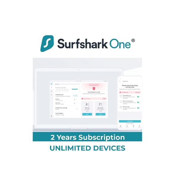 Surfshark ONE - 2 ani dispozitive nelimitate