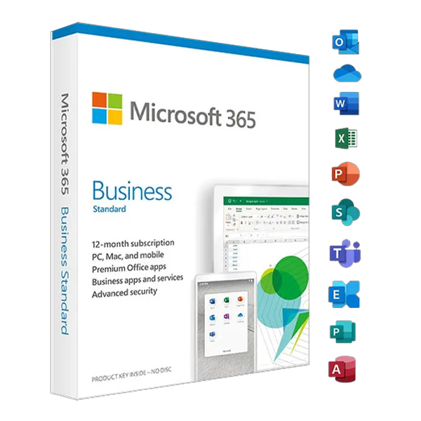 Microsoft Office 365 Business Standard UE 1 an