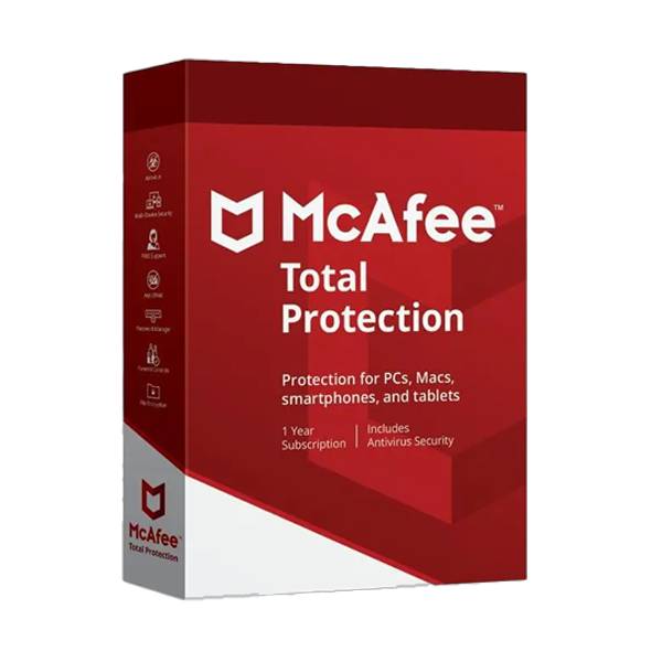 McAfee Total Protection 3 Devices 1 Year