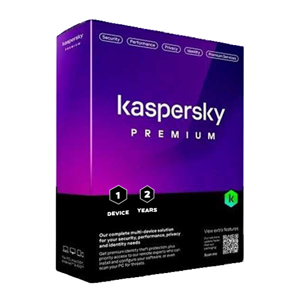 Kaspersky Premium + Customer Support | 1 Device | 2 Years | EU