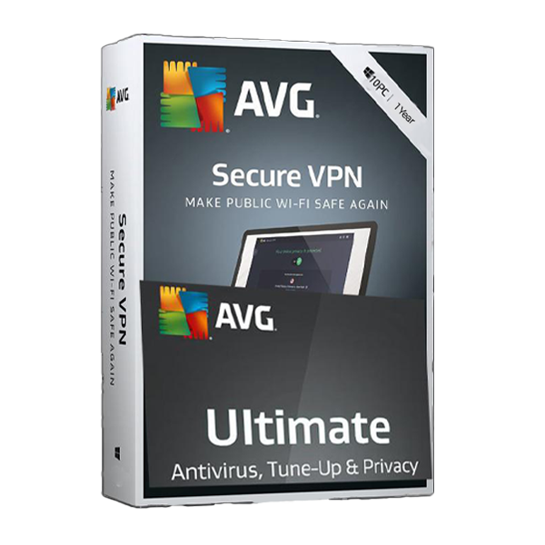 AVG Ultimate 10 dispozitive multiple + VPN 1 an