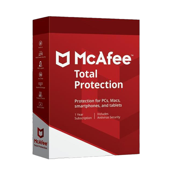 McAfee Total Protection 2022 - 1 dispozitiv / 1 an, global