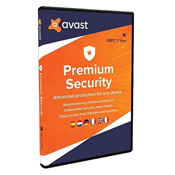 Avast Premium Security 10-Device-1 an, Global
