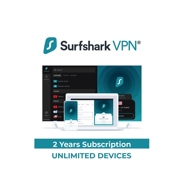 Surfshark VPN – 2 Years Unlimited Devices