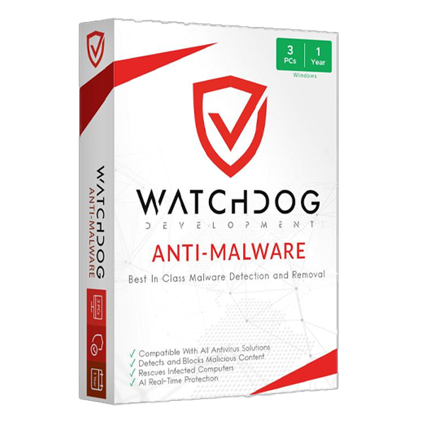 Watchdog Anti-Malware 3PC 2Years EURO Only