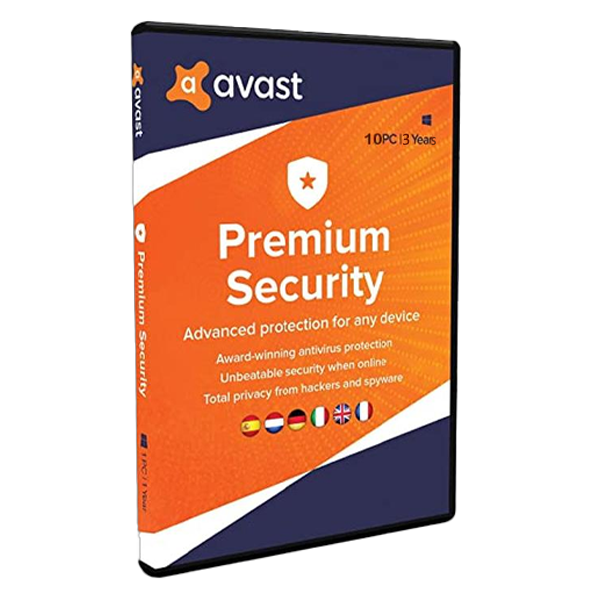 Avast Premium Security 10-Dispozitive-3 ani, Global