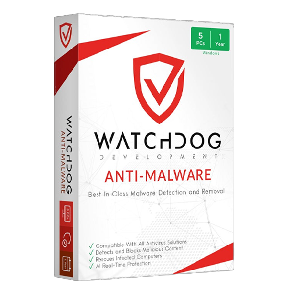 Watchdog Anti-Malware 5PC 1Year EURO Only