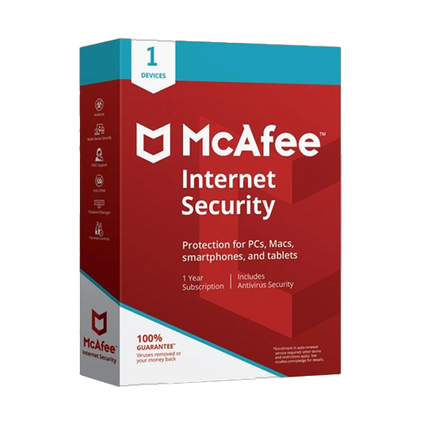 McAfee Internet Security  - 1 User 1 Year, Global